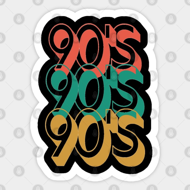 90's kid Sticker by artby-shikha